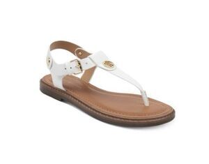 Tommy Hilfiger Women's Bennia Thong Flat Sandals - White - 5.5M